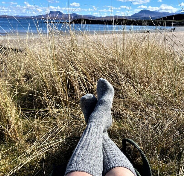 Cosy Alpaca Socks by Samantha Holmes