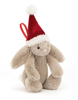 Bashful Christmas Bunny Decoration