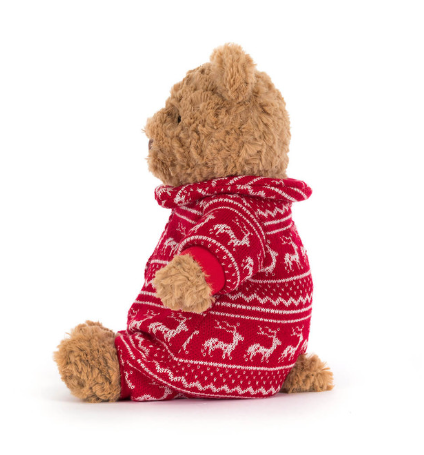 Bartholomew Bear in Winter Pyjamas