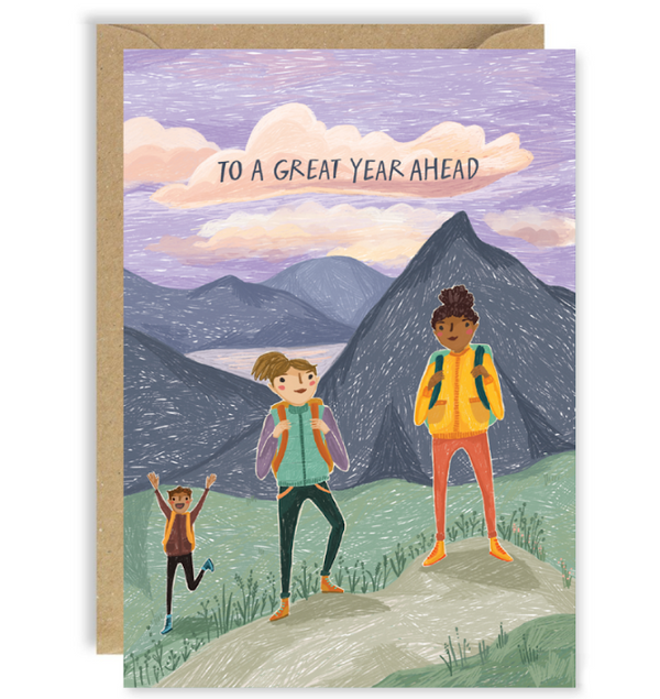 Great Year Hike - Greetings Card