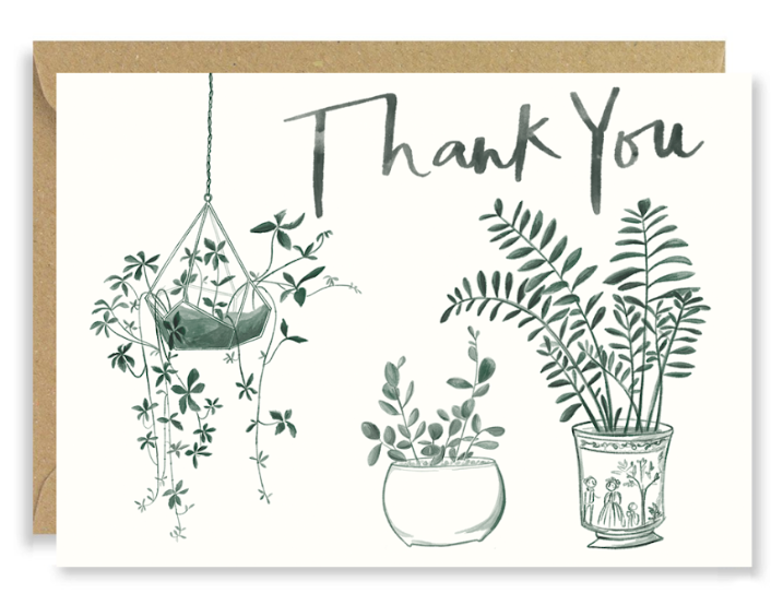 House Plants - Thank You Card