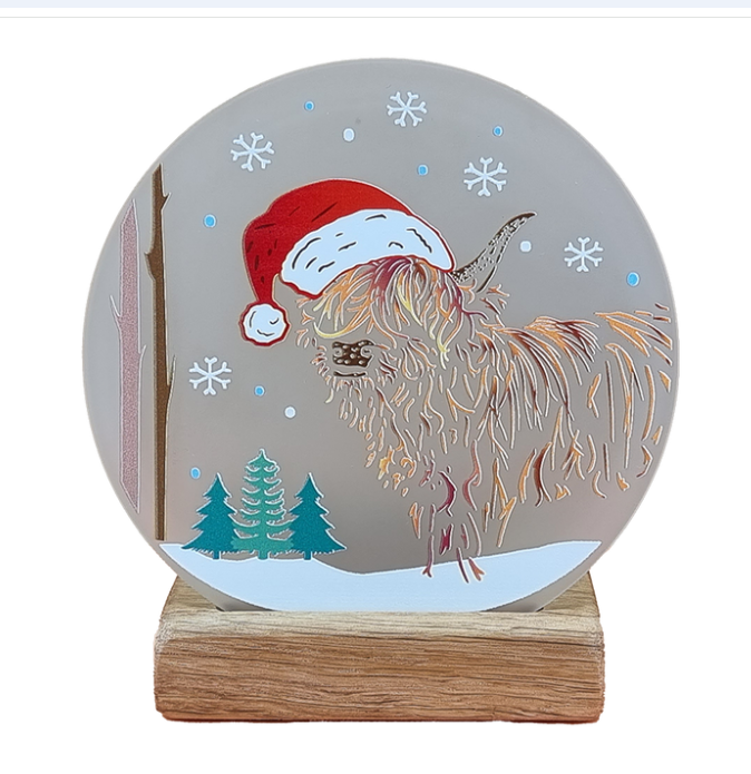 Christmas Coo Moments Tealight Holder