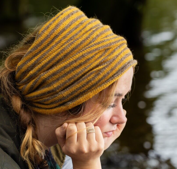 Alpaca Stripey Multiway Beanie