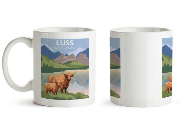 Loch Lomond Highland Cow Mug