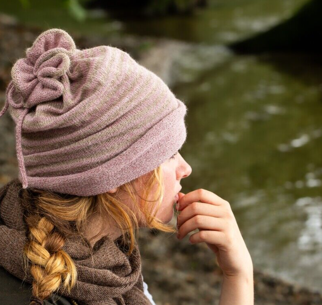 Alpaca Stripey Multiway Beanie