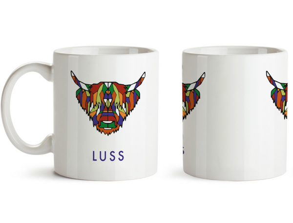 Luss Colourful Cow Mug