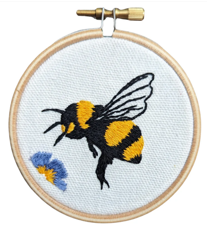 Bee Embroidery Mini Kit