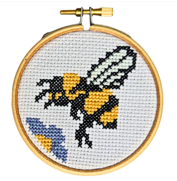 Bee Cross Stitch Mini Kit