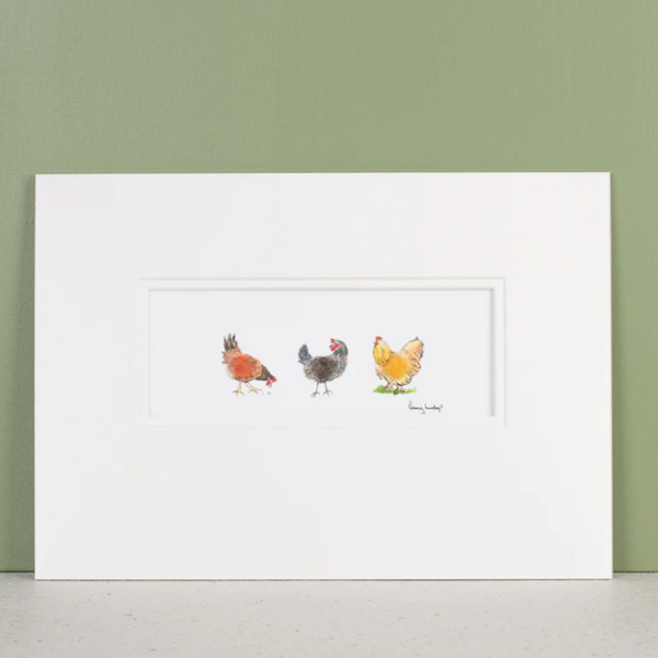 Chickens Woollen Print