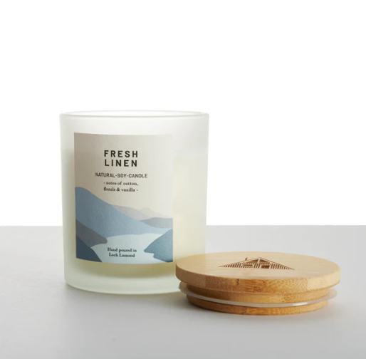 Fresh Linen Natural Soy Candle