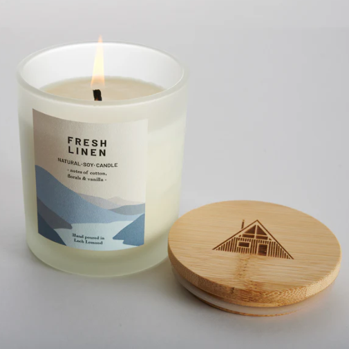 Fresh Linen Natural Soy Candle