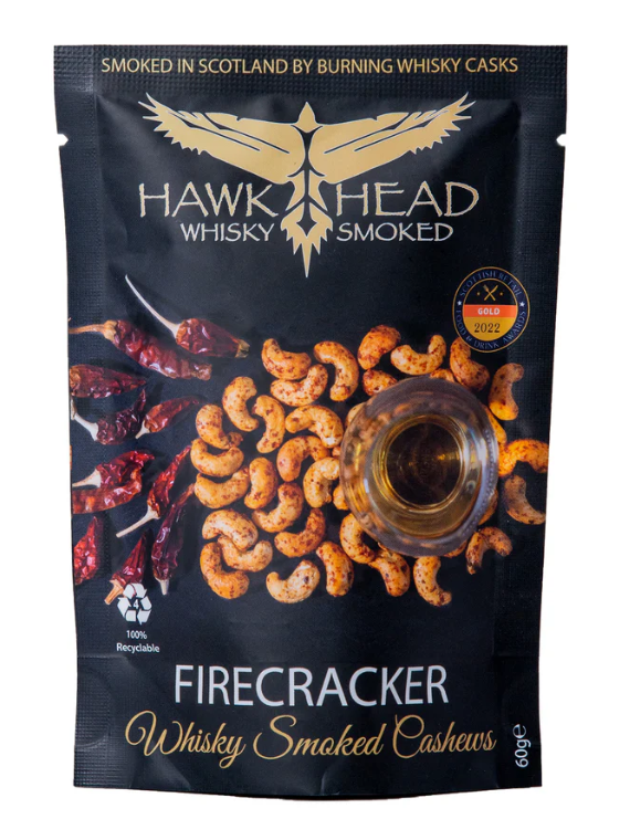 Hawkhead Whisky Smoked Firecracker Cashews