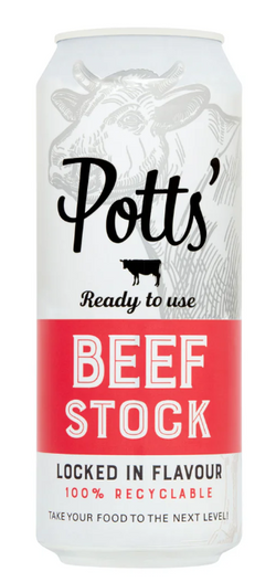 Potts Beef Stock in a Can