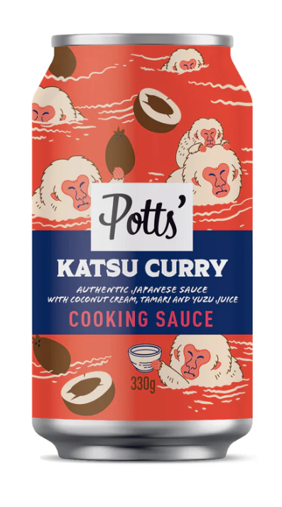 Potts Katsu Curry Cooking Sauce in a Can