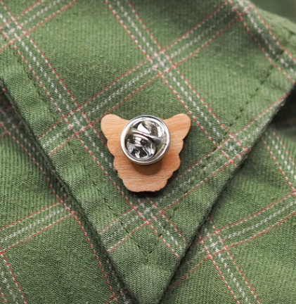Highland Cow Wooden Pin