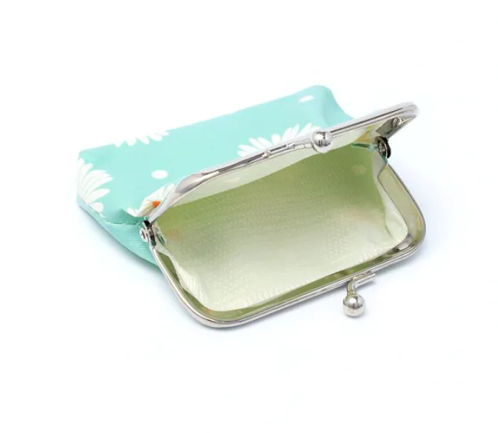 Daisy Print Coin Purse