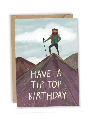 Tip Top Birthday - Birthday Card