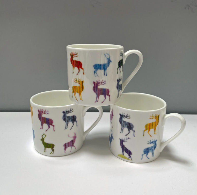 Colourful Stag Espresso Cup