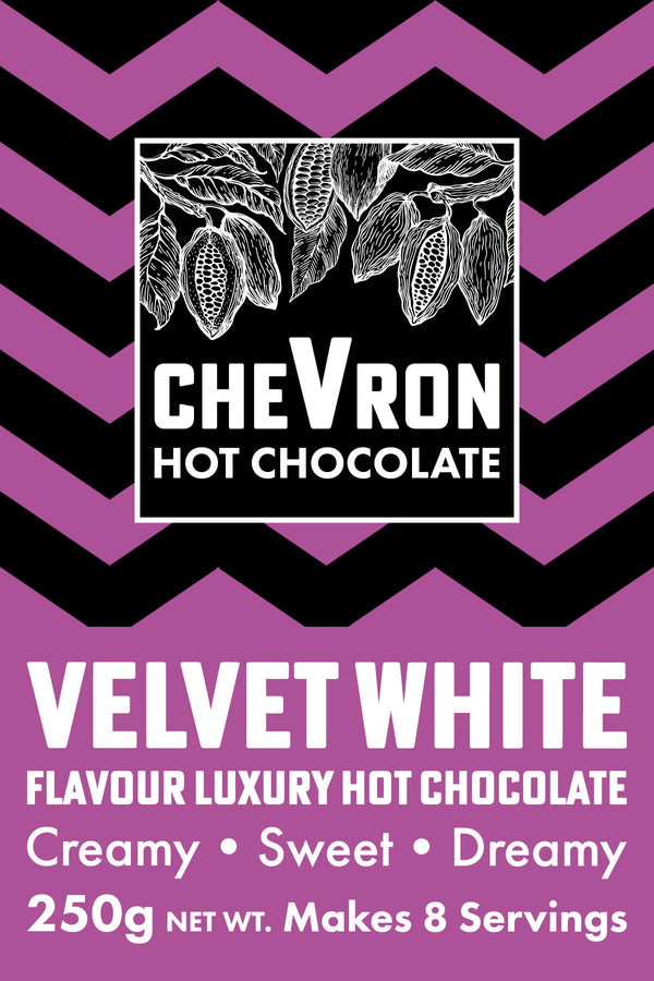 Velvet White Hot Chocolate by Chevron Hot Chocolate