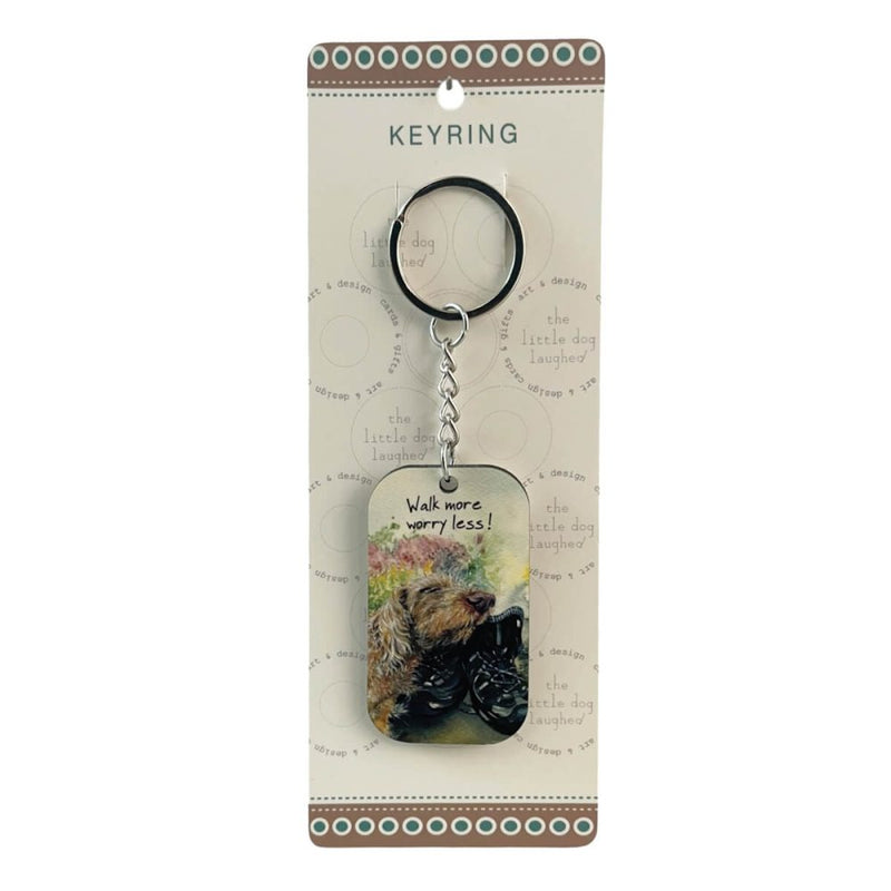 Walk More - Keyring