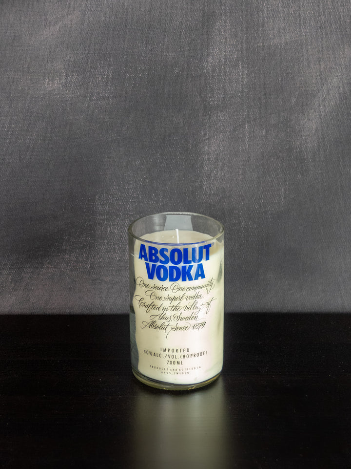 Absolut Vodka Bottle Candle