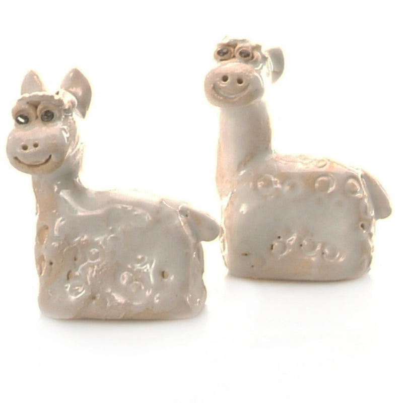 Mini Alpaca Ceramic Sculpture