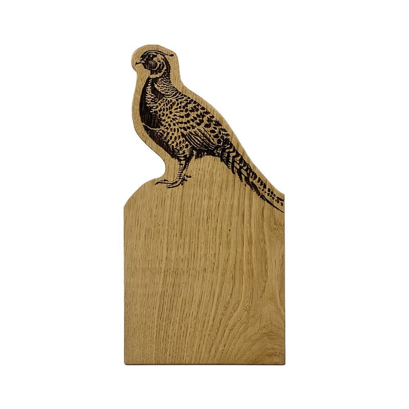 Etched Pheasant Framed Serving Board