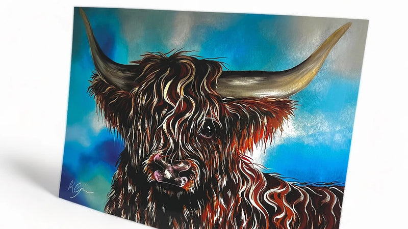 Baby Bruce the Highland Cow Print