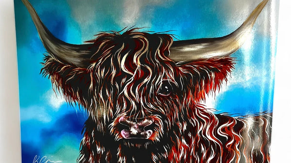 Baby Bruce the Highland Cow Print