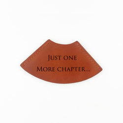 Book Quote Leather Corner Bookmark