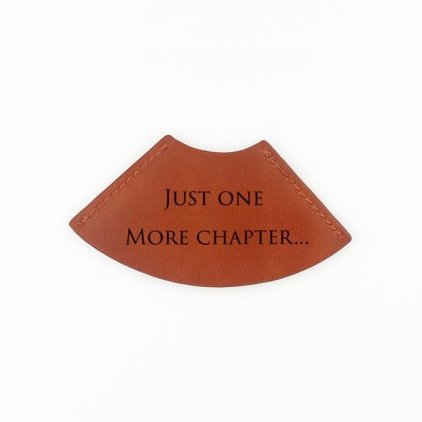 Book Quote Leather Corner Bookmark