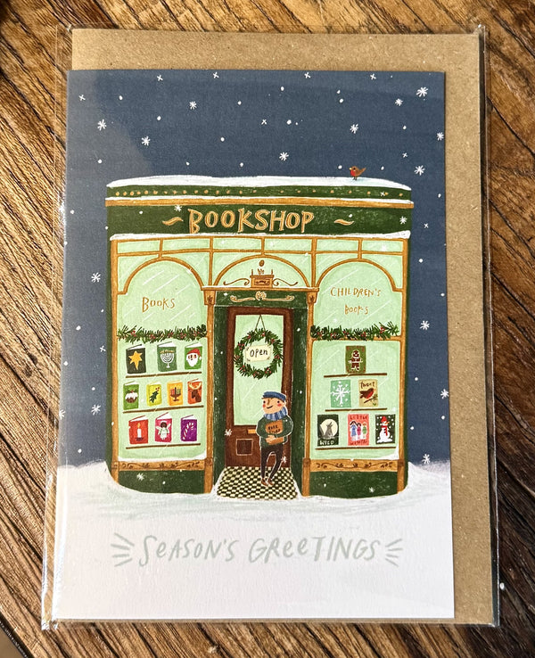 Christmas Bookshop - Christmas Card