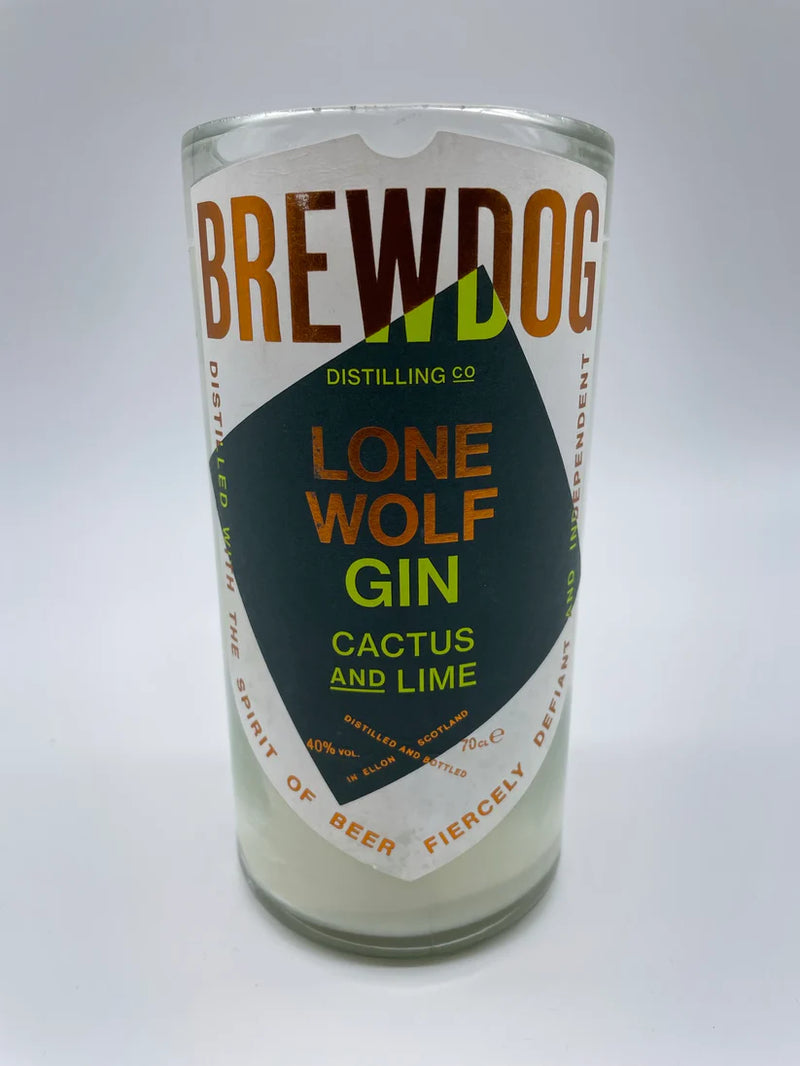 Brewdog Lone Wolf Gin Bottle Candle