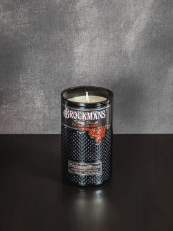 Brockman's Premium Gin Bottle Candle