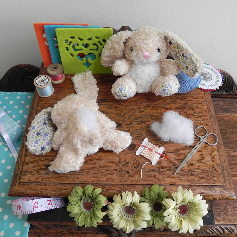 Sew Me Up Floral Bunny in a Tin