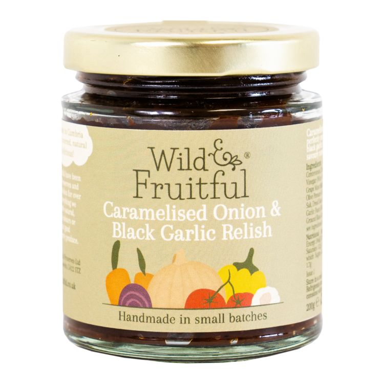 Caramelised Onion and Black Garlic Relish