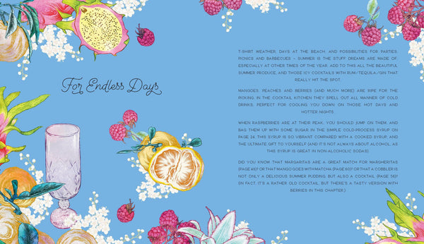 Cocktail Garden: Botanical Cocktails for Every Season - Navy Cover