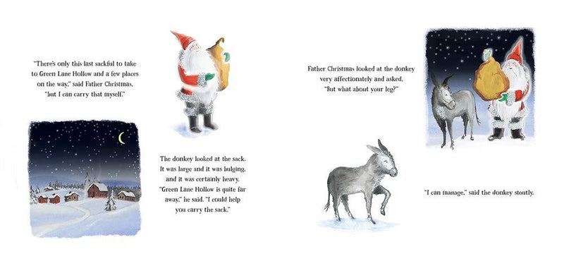 Father Christmas And The Donkey