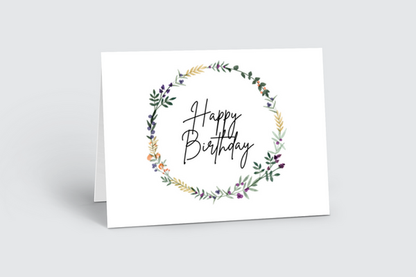 Happy Birthday - Paper Seed Card