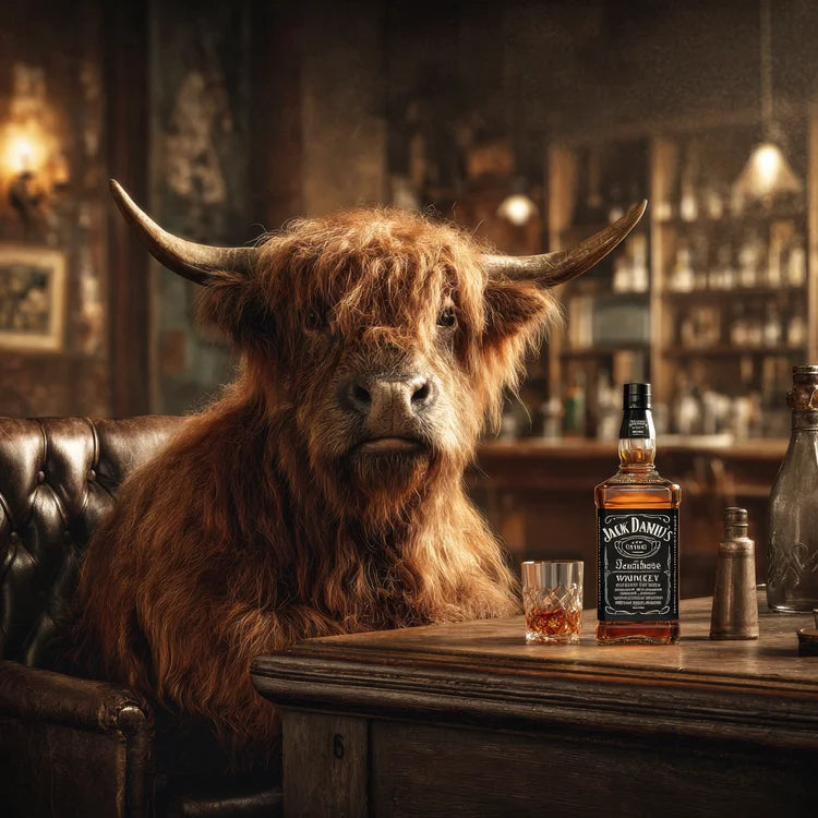 Jack the Highland Cow Canvas