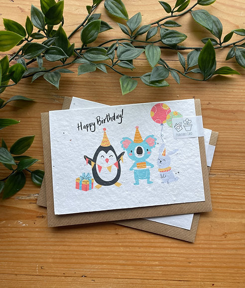 Kid's Happy Birthday - Paper Seed Card