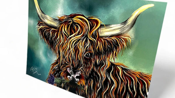 Leo the Highland Cow Print