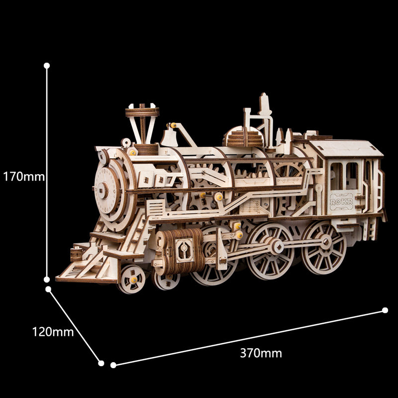 Locomotive with Mechanical Gears DIY Kit