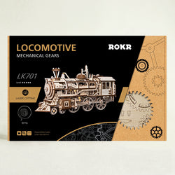 Locomotive with Mechanical Gears DIY Kit