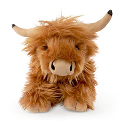 Large Lying Red Highland Cow