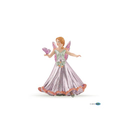 Pink Elf with Butterfly Figurine