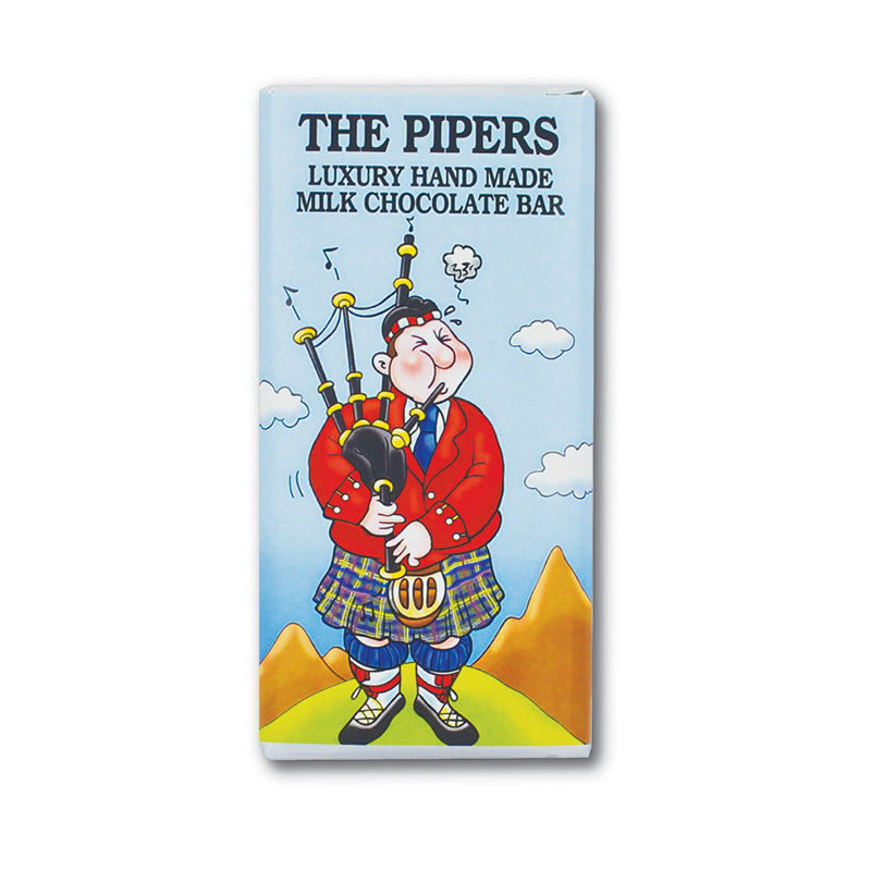 Scottish Piper Luxury Milk Chocolate Bar
