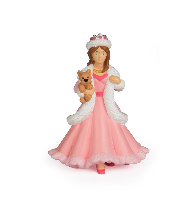Princess with Dog Figurine