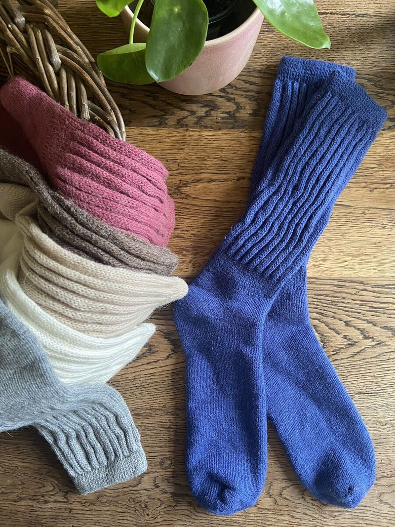 Alpaca Rib Socks