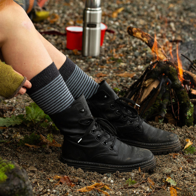 Stripey Alpaca Socks